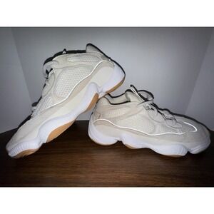 Adidas Mens Yeezy 500 Lace Up Sneakers Shoes Casual - Off White - Size 11.5 M